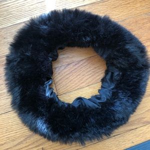 Urban outfitters faux fur ear muff headband
